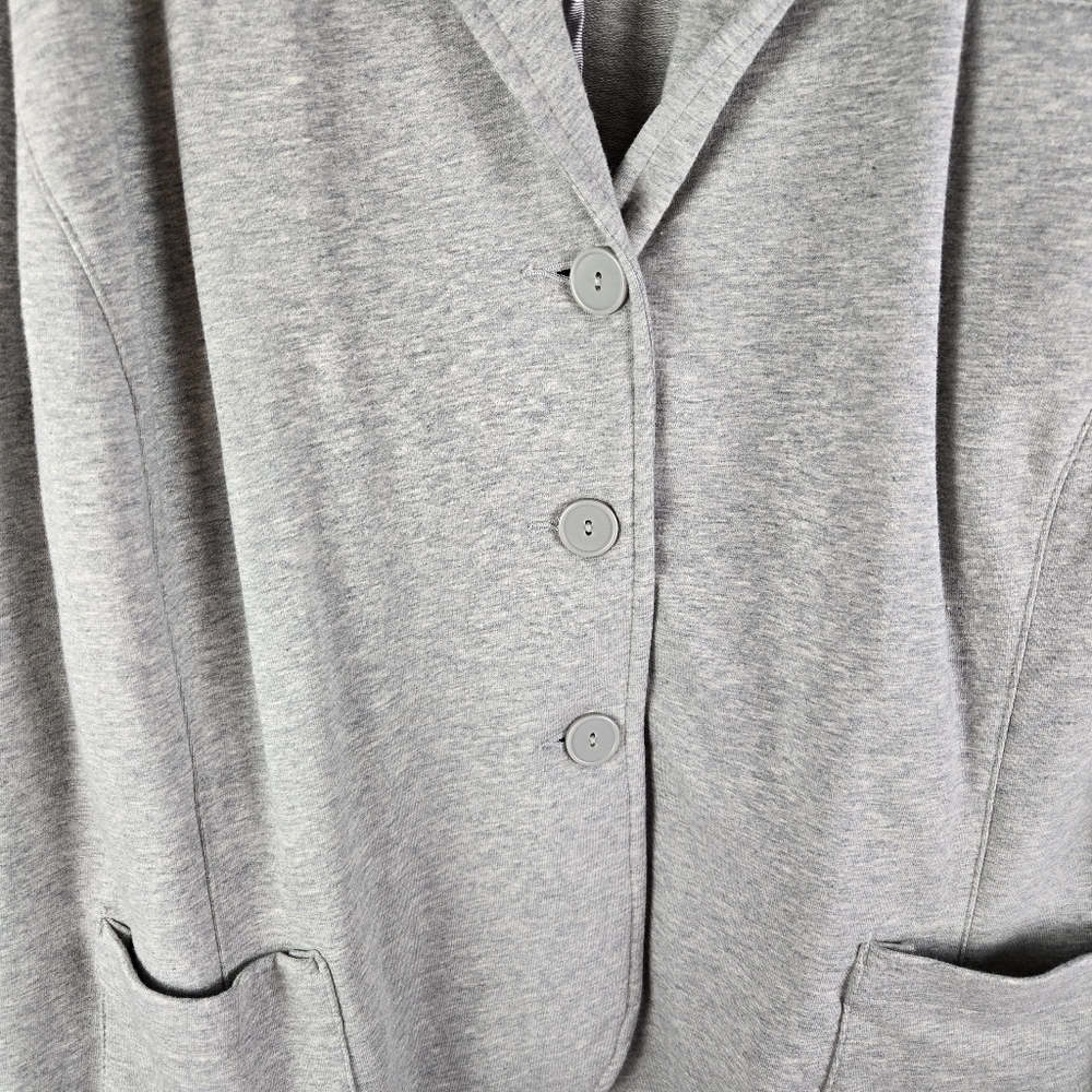 NEW Covington Cotton Stretch Comfort Knit Blazer Jacket Womens Plus Size 24/26W - Picture 5 of 16